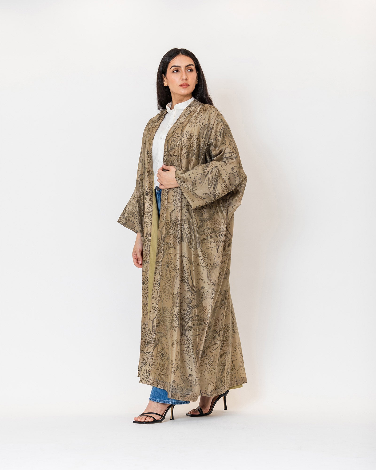 Axis Lux - Printed Chiffon Kaftan