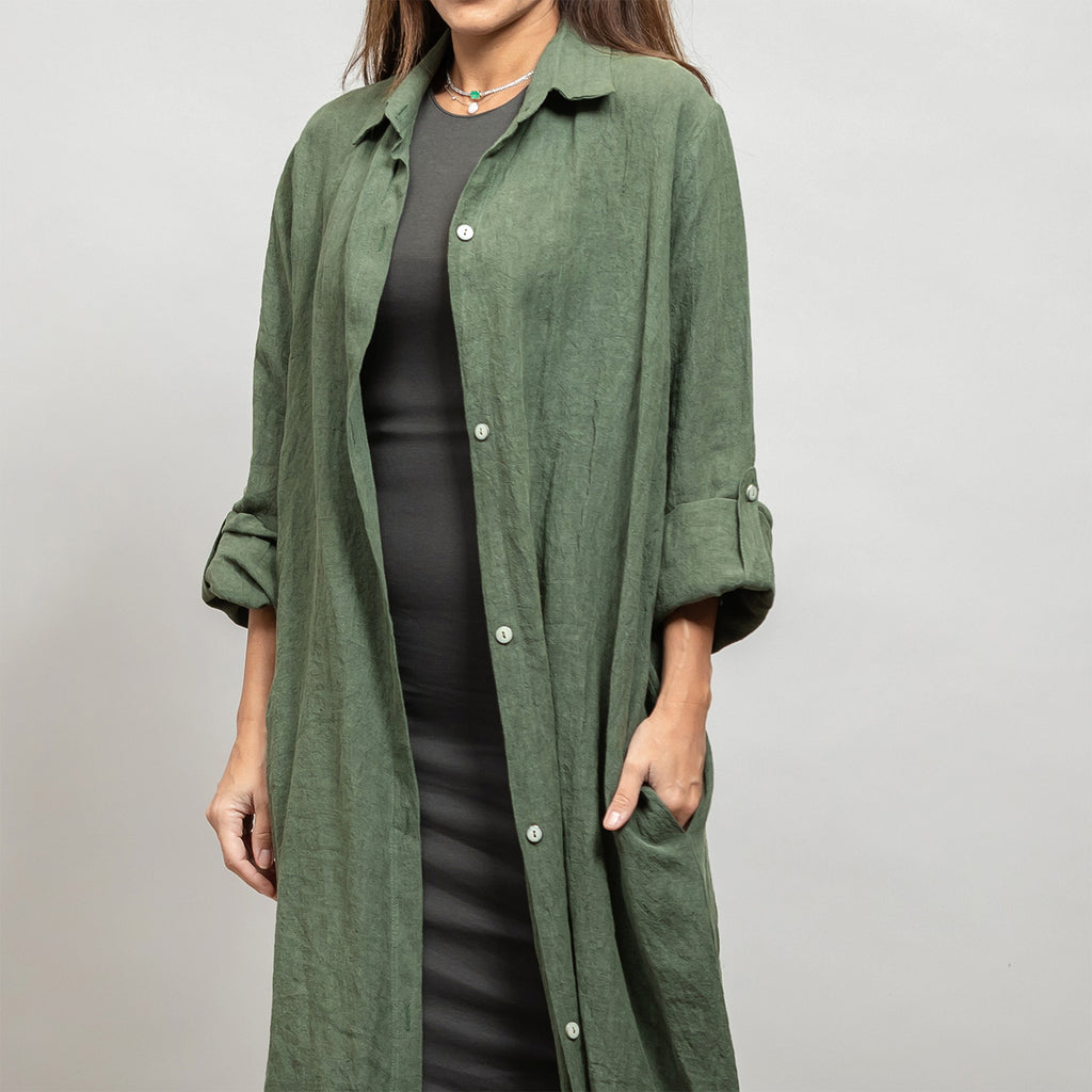 Long Linen Shirt