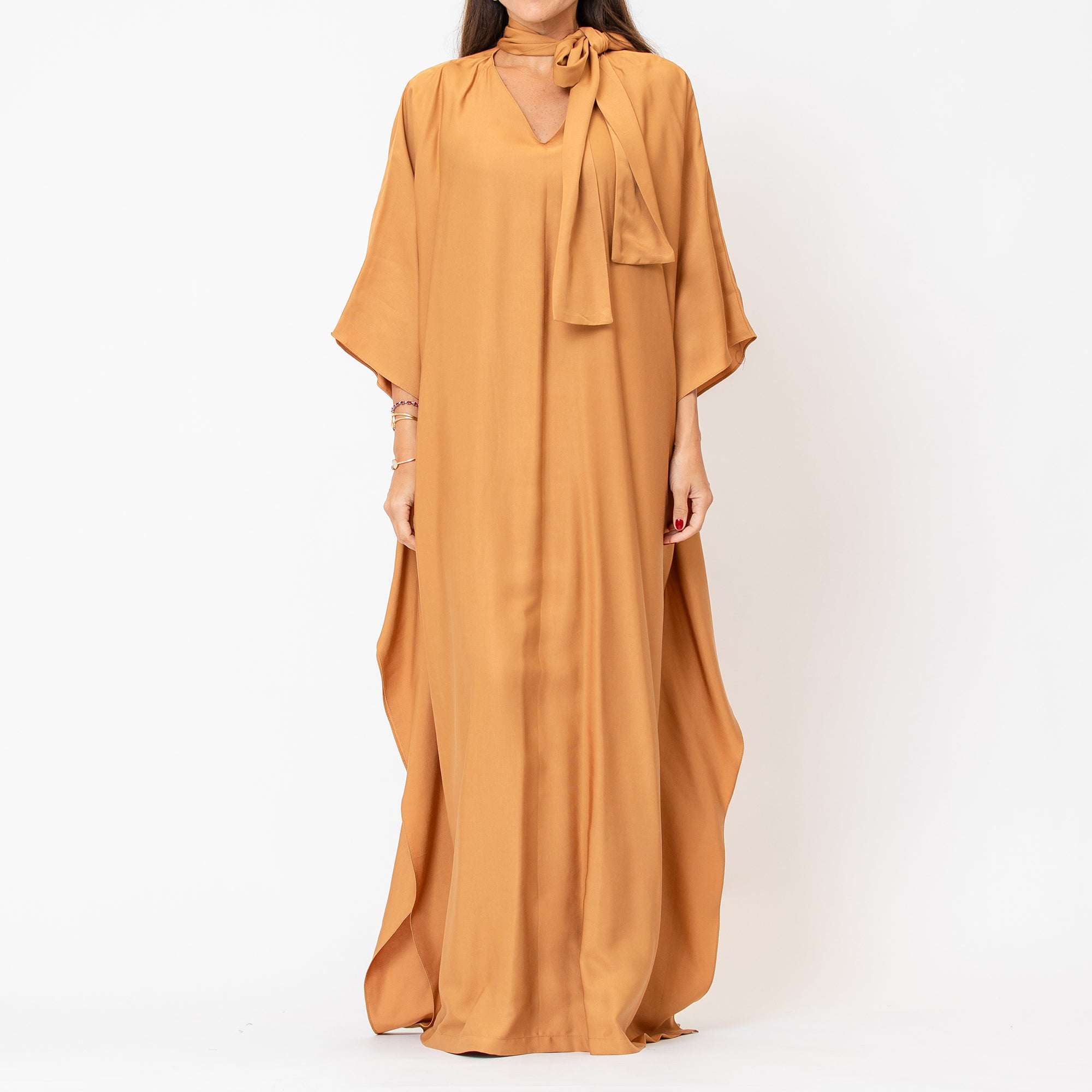 Dream 2.0 - Batwing Kaftan with Scarf Necktie