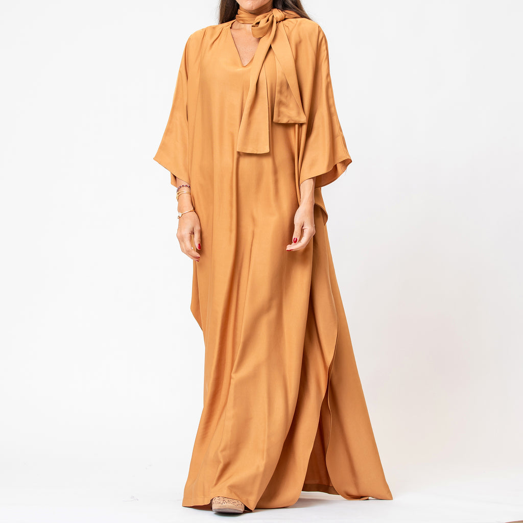 Dream 2.0 - Batwing Kaftan with Scarf Necktie