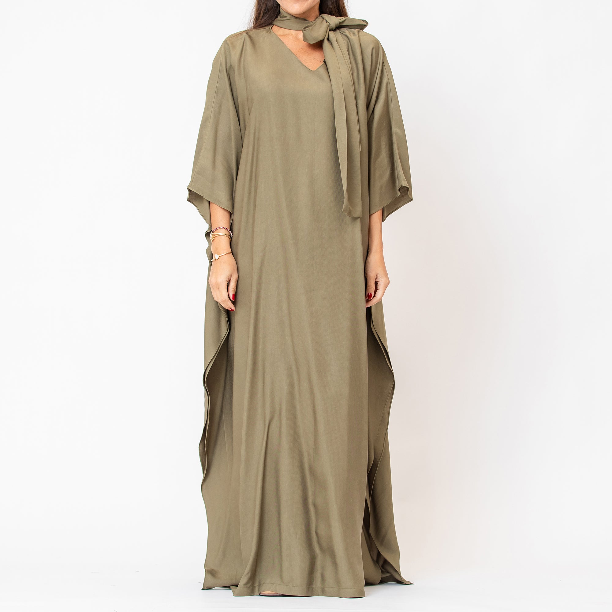 Dream 2.0 - Batwing Kaftan with Scarf Necktie