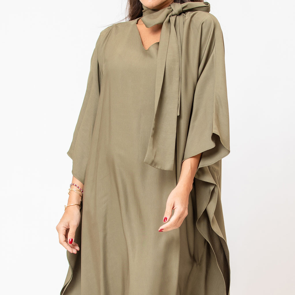 Dream 2.0 - Batwing Kaftan with Scarf Necktie