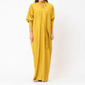 Lunar - Cupro Kaftan with Neck Tie