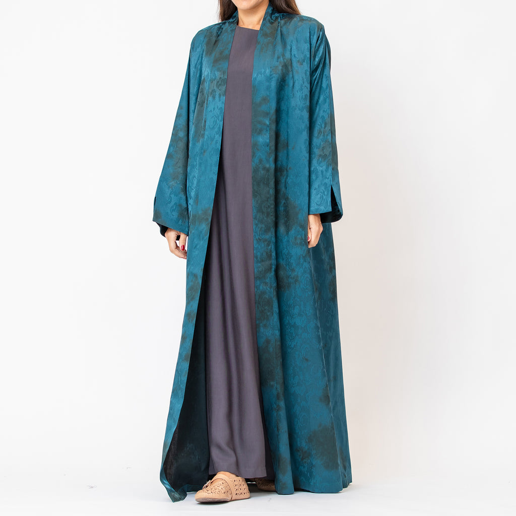 Nova Lux - Self Print Viscose Linen Abaya