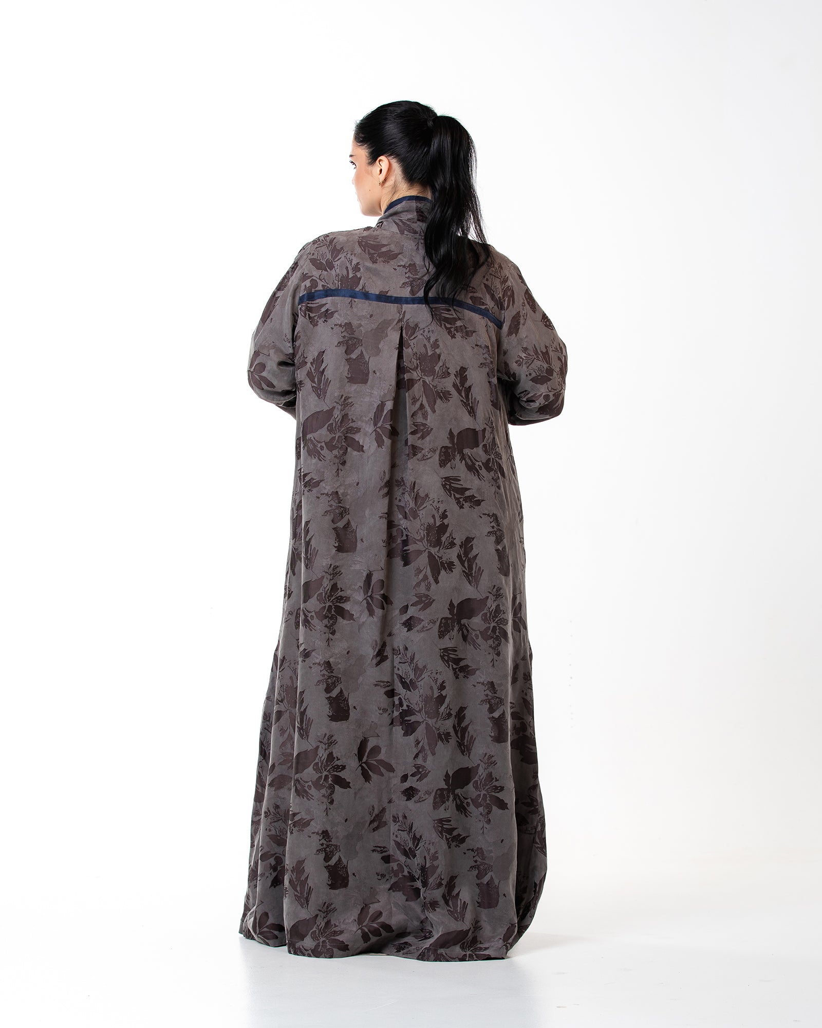 Raya – Washed Silk Flared Abaya