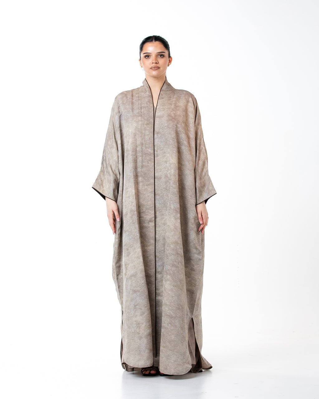 Kashmir 2.0 – Crinkle Viscose Bisht Abaya