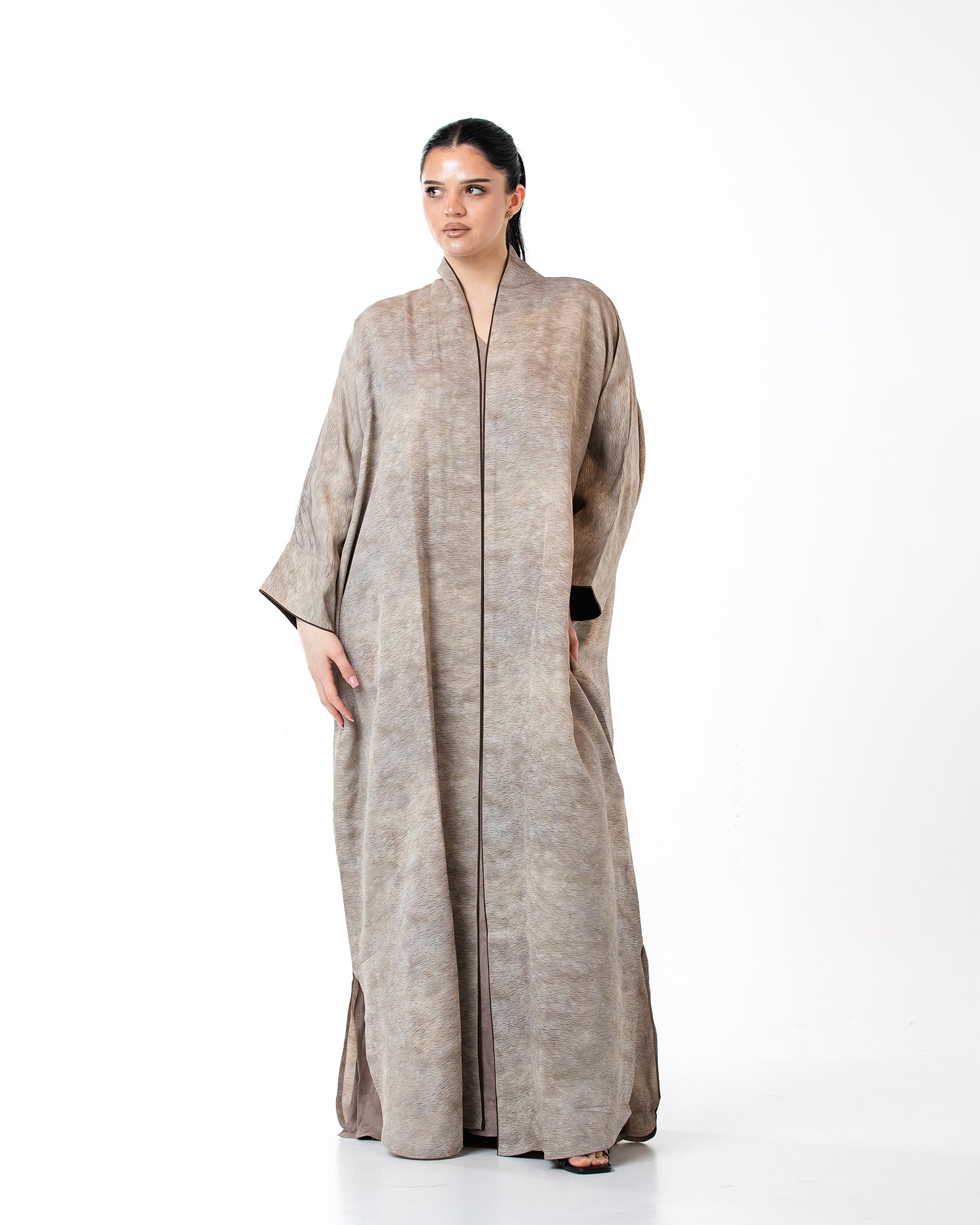 Kashmir 2.0 – Crinkle Viscose Bisht Abaya