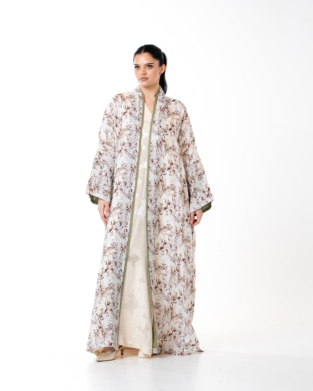 Melody 3.0 – Printed Linen Kaftan