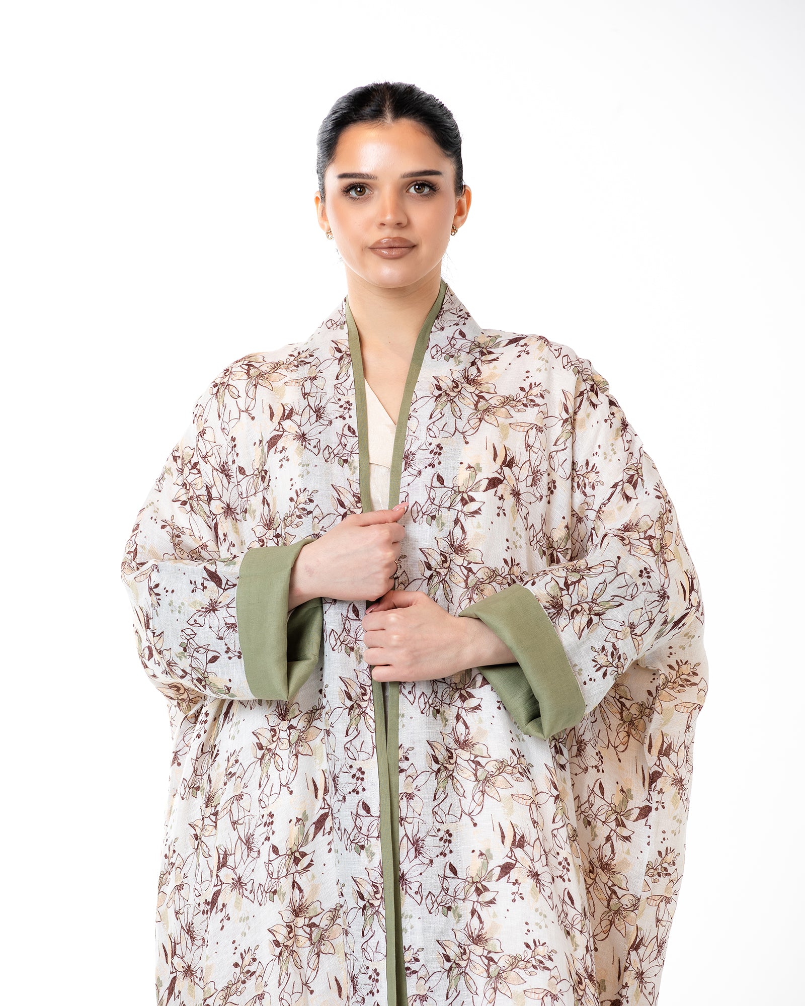 Melody 3.0 – Printed Linen Kaftan