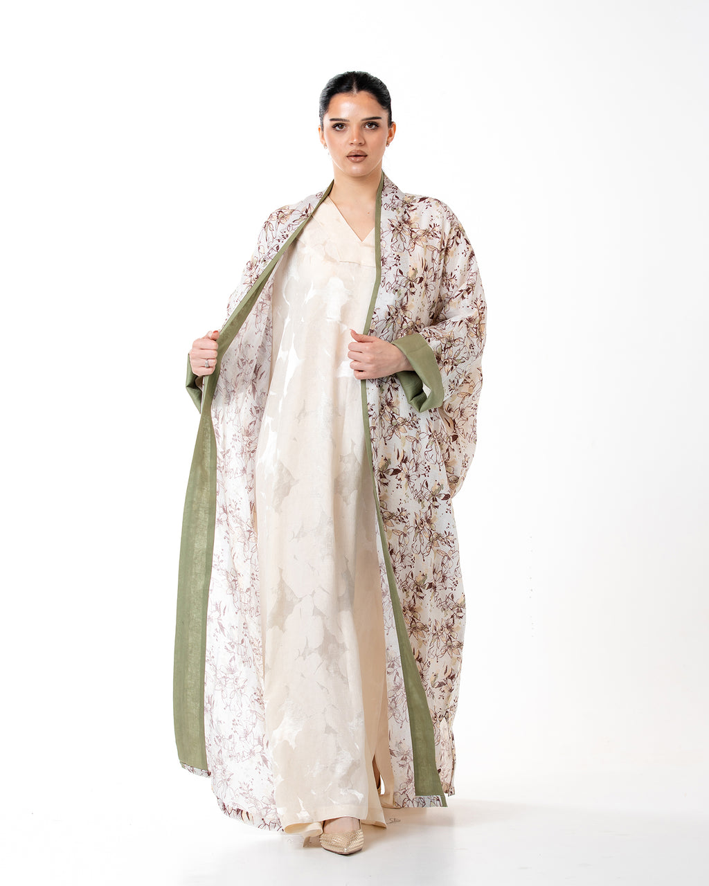 Melody 3.0 – Printed Linen Kaftan