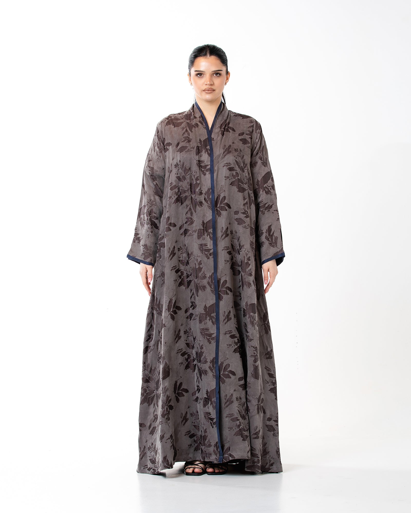 Raya – Washed Silk Flared Abaya