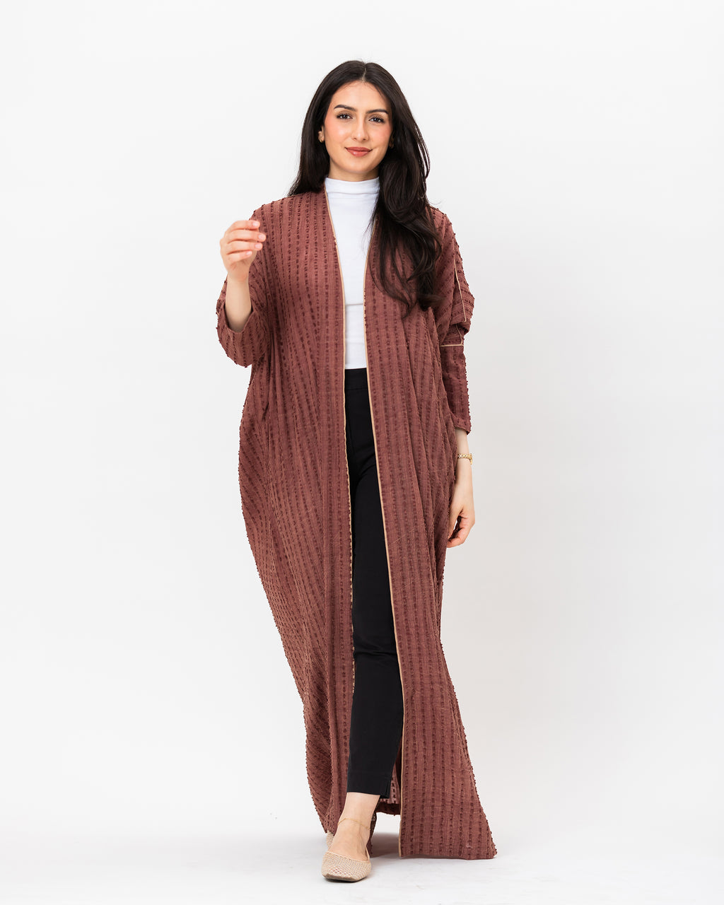 Gelato - Textured Cotton Abaya