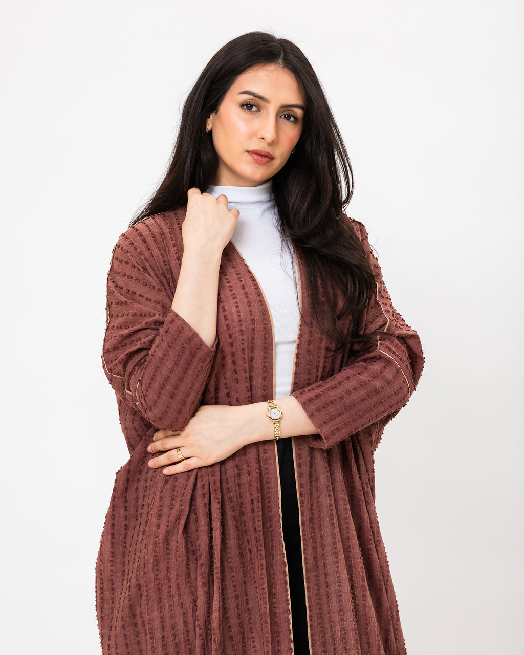 Gelato - Textured Cotton Abaya