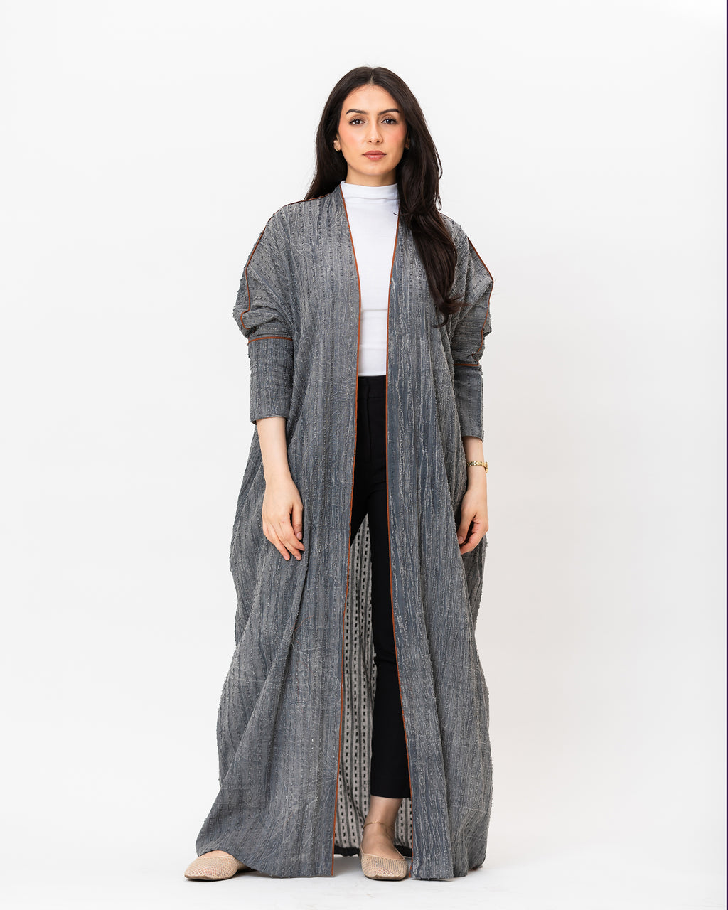 Gelato - Textured Cotton Abaya