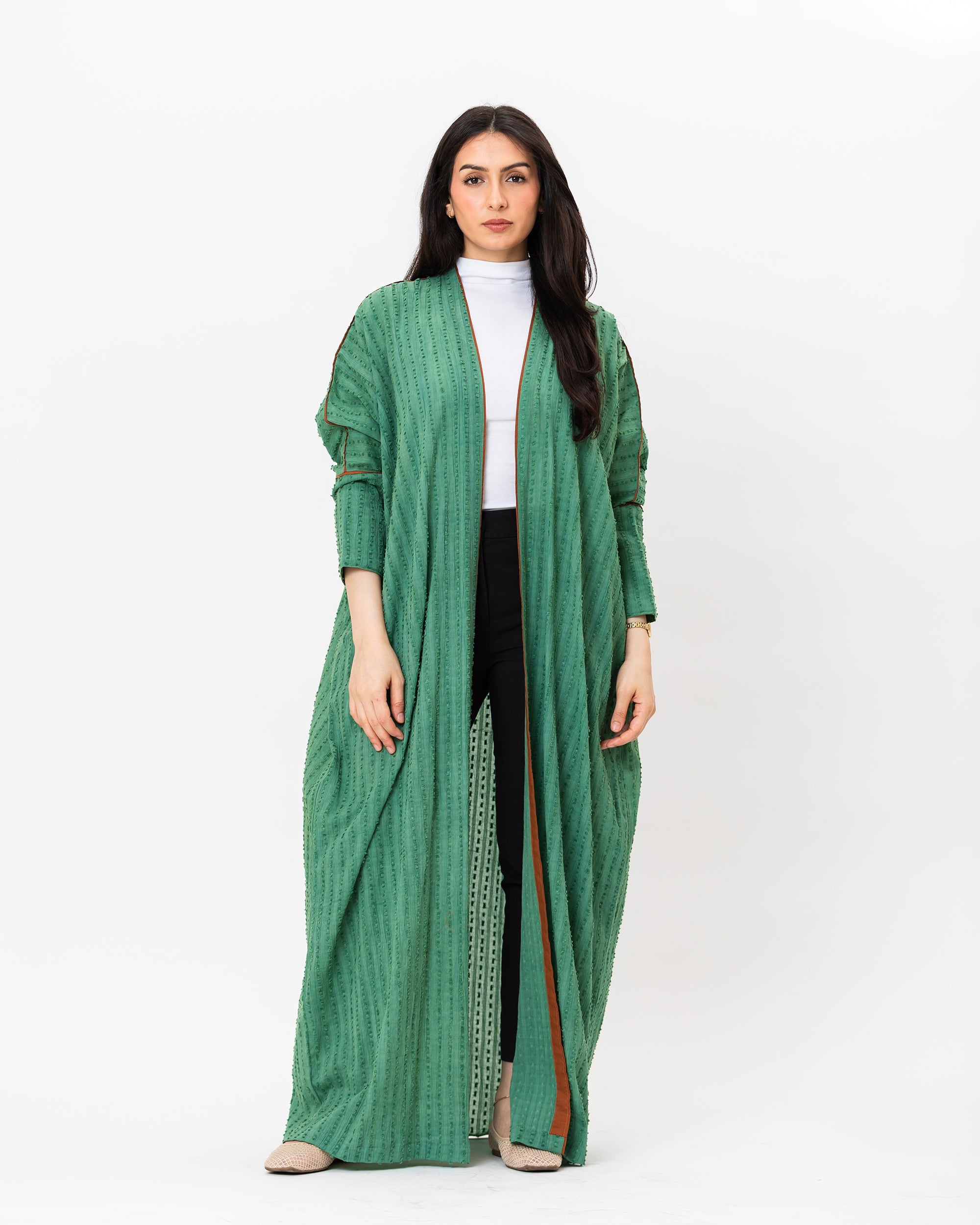 Gelato - Textured Cotton Abaya