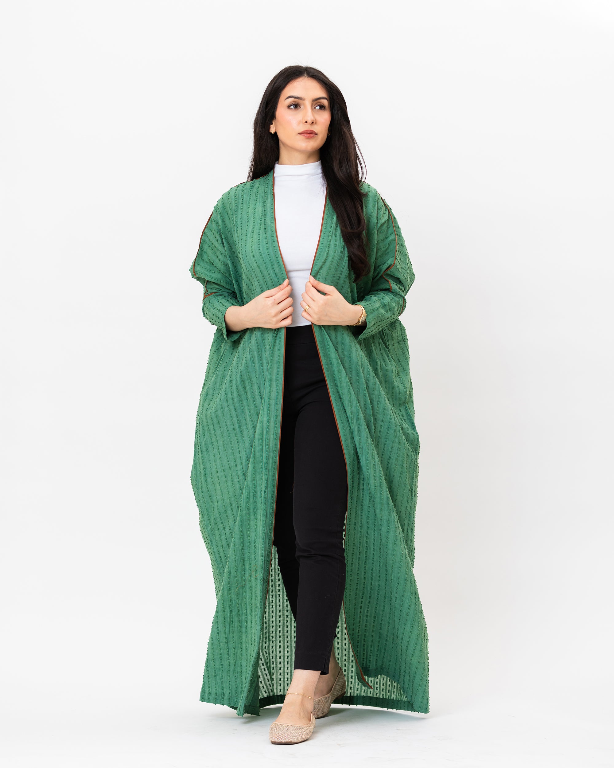 Gelato - Textured Cotton Abaya