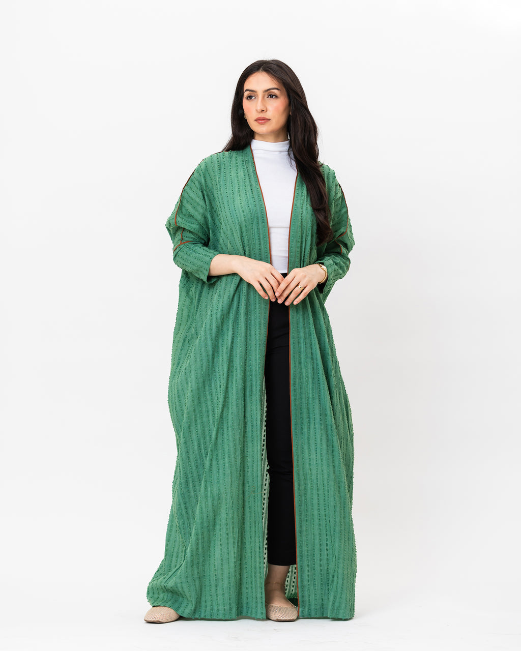 Gelato - Textured Cotton Abaya