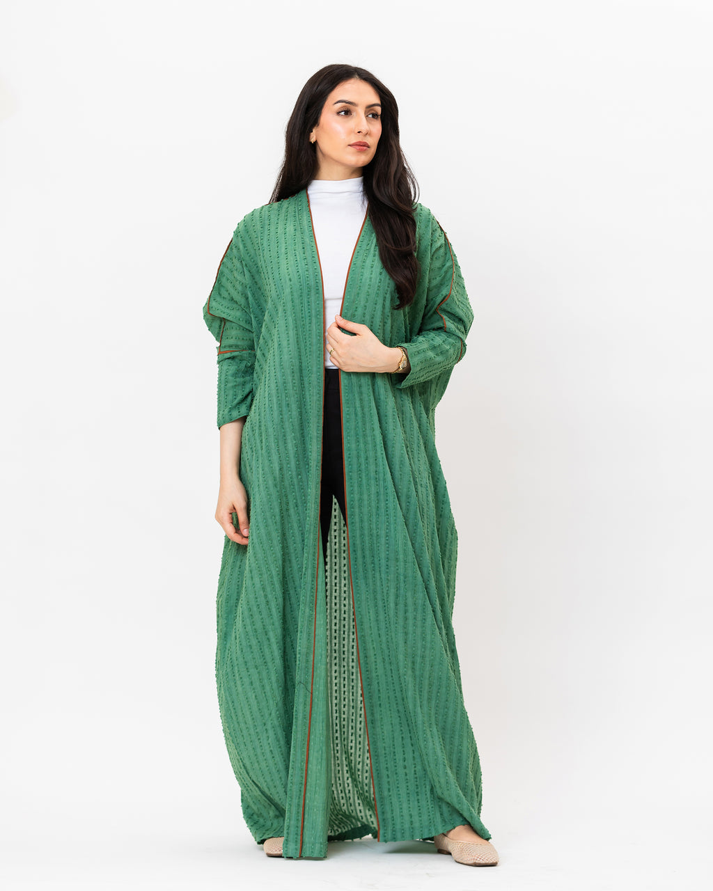 Gelato - Textured Cotton Abaya