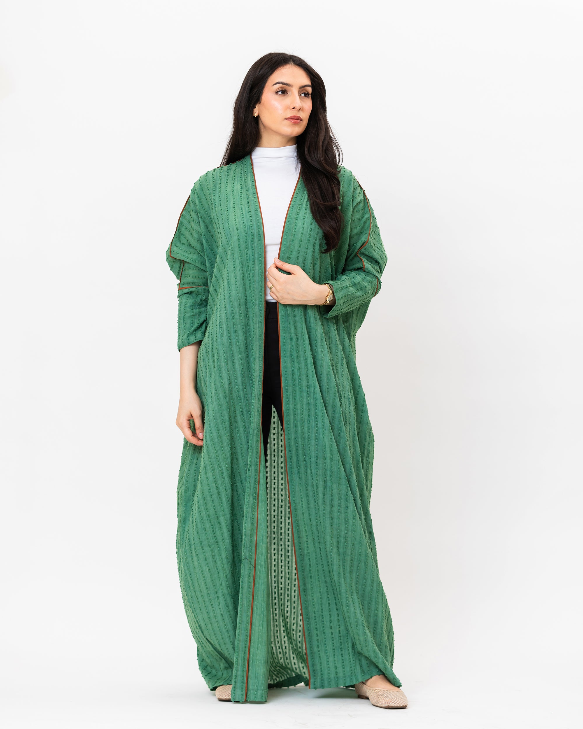 Gelato - Textured Cotton Abaya