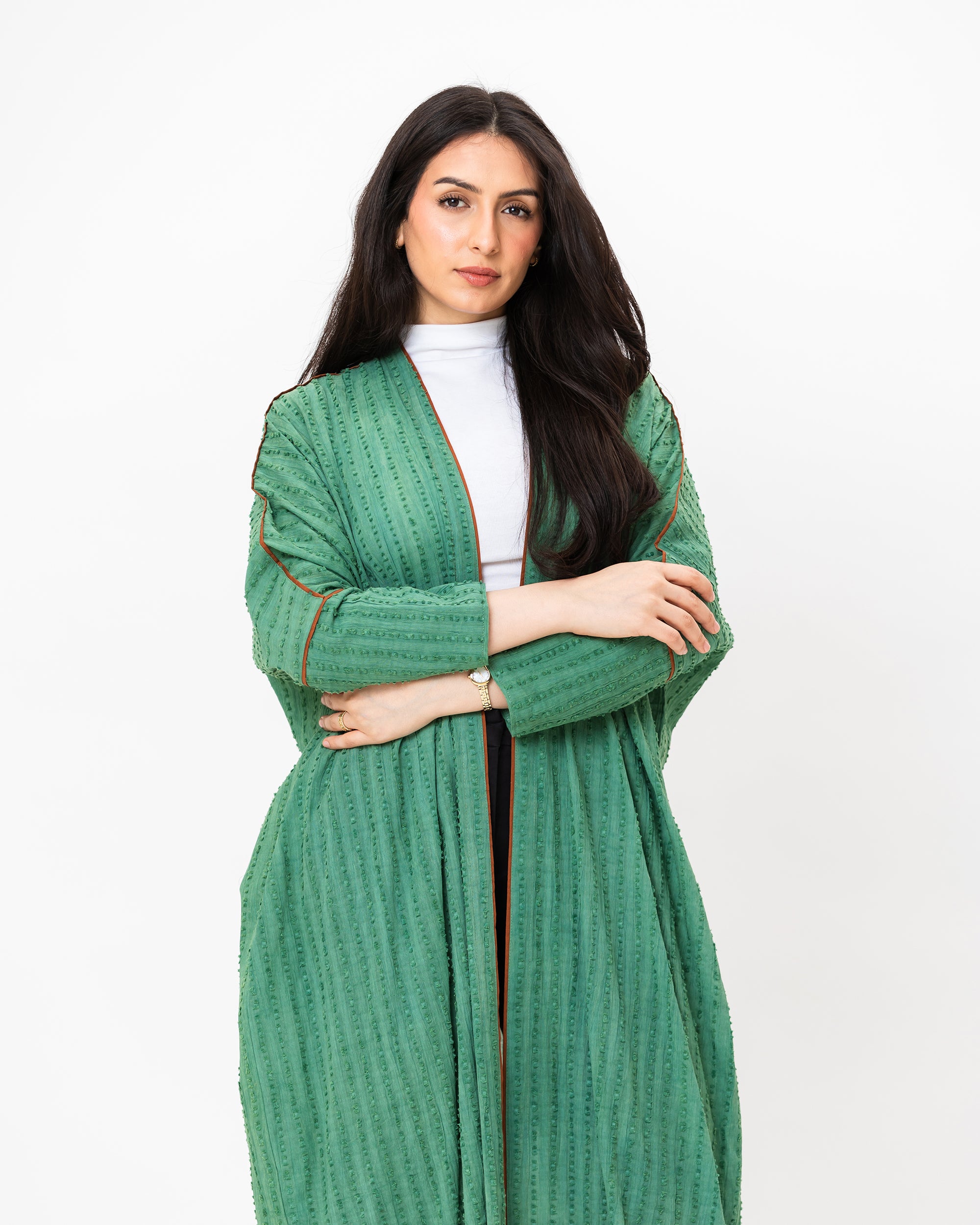 Gelato - Textured Cotton Abaya