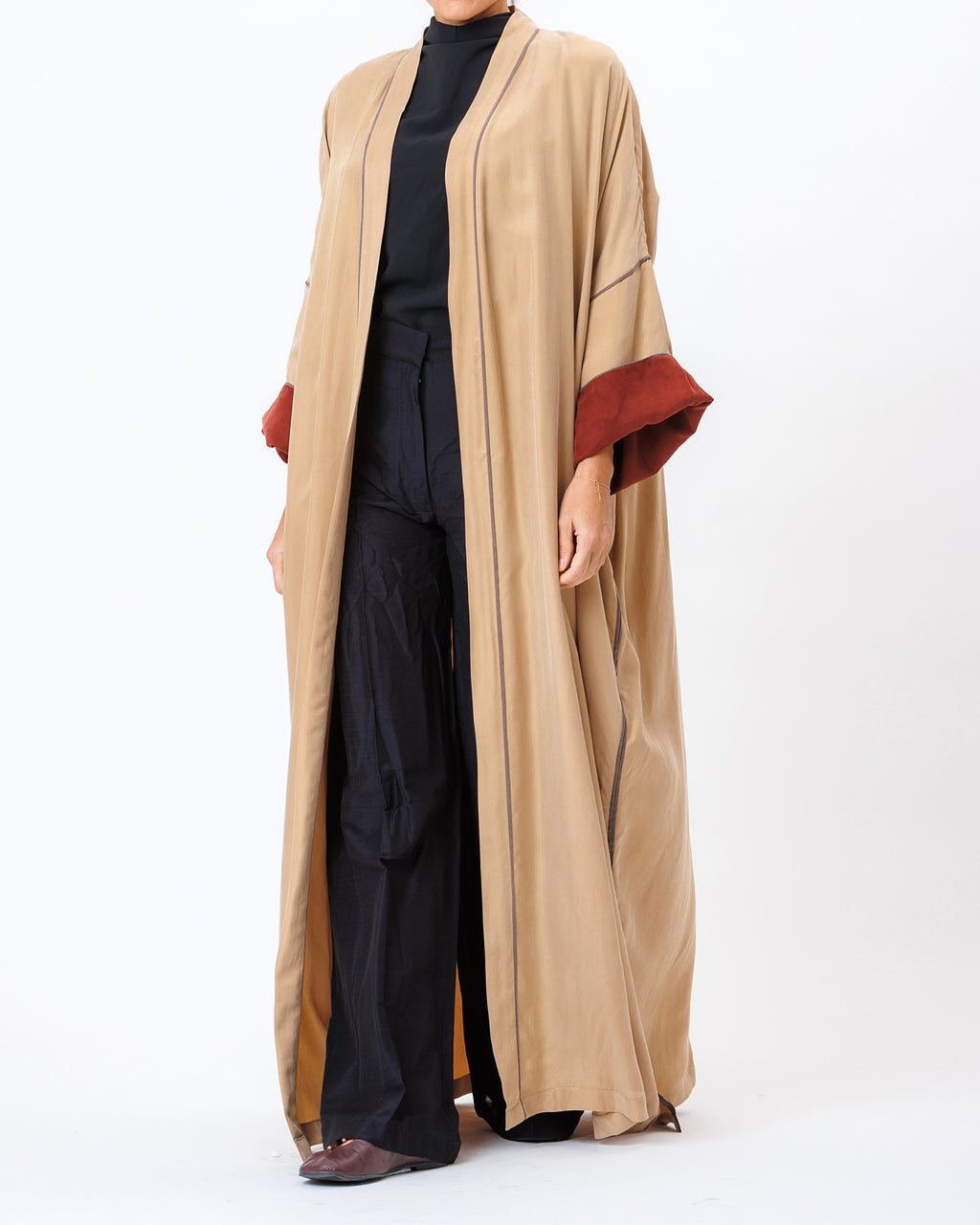 Harmony – Washed Silk Kaftan Abaya