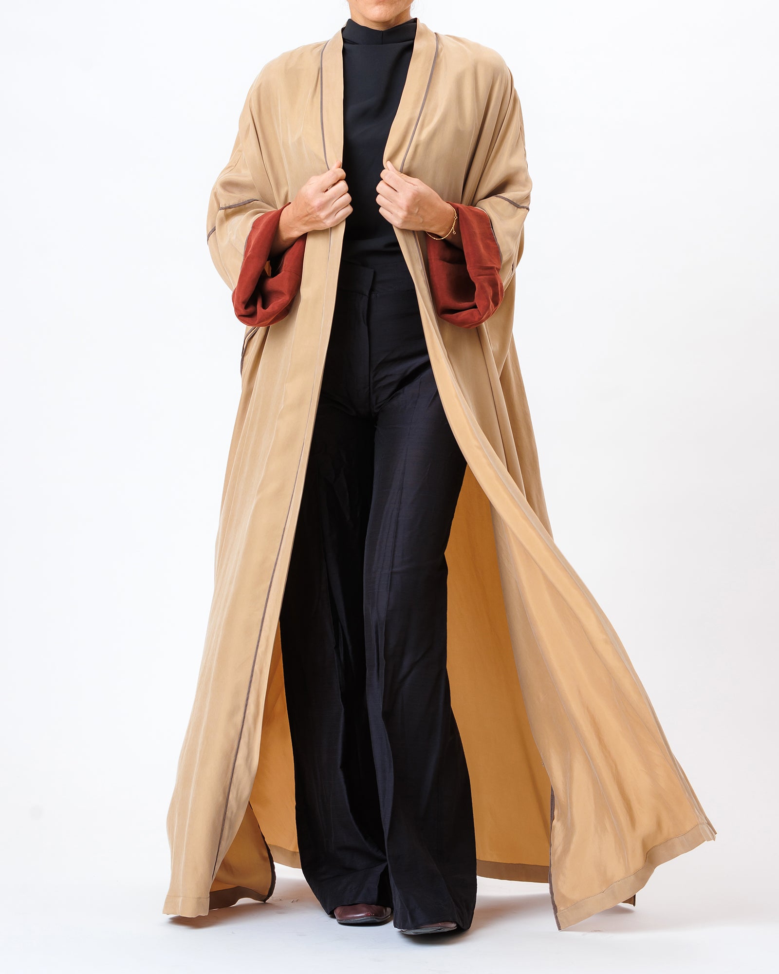 Harmony – Washed Silk Kaftan Abaya