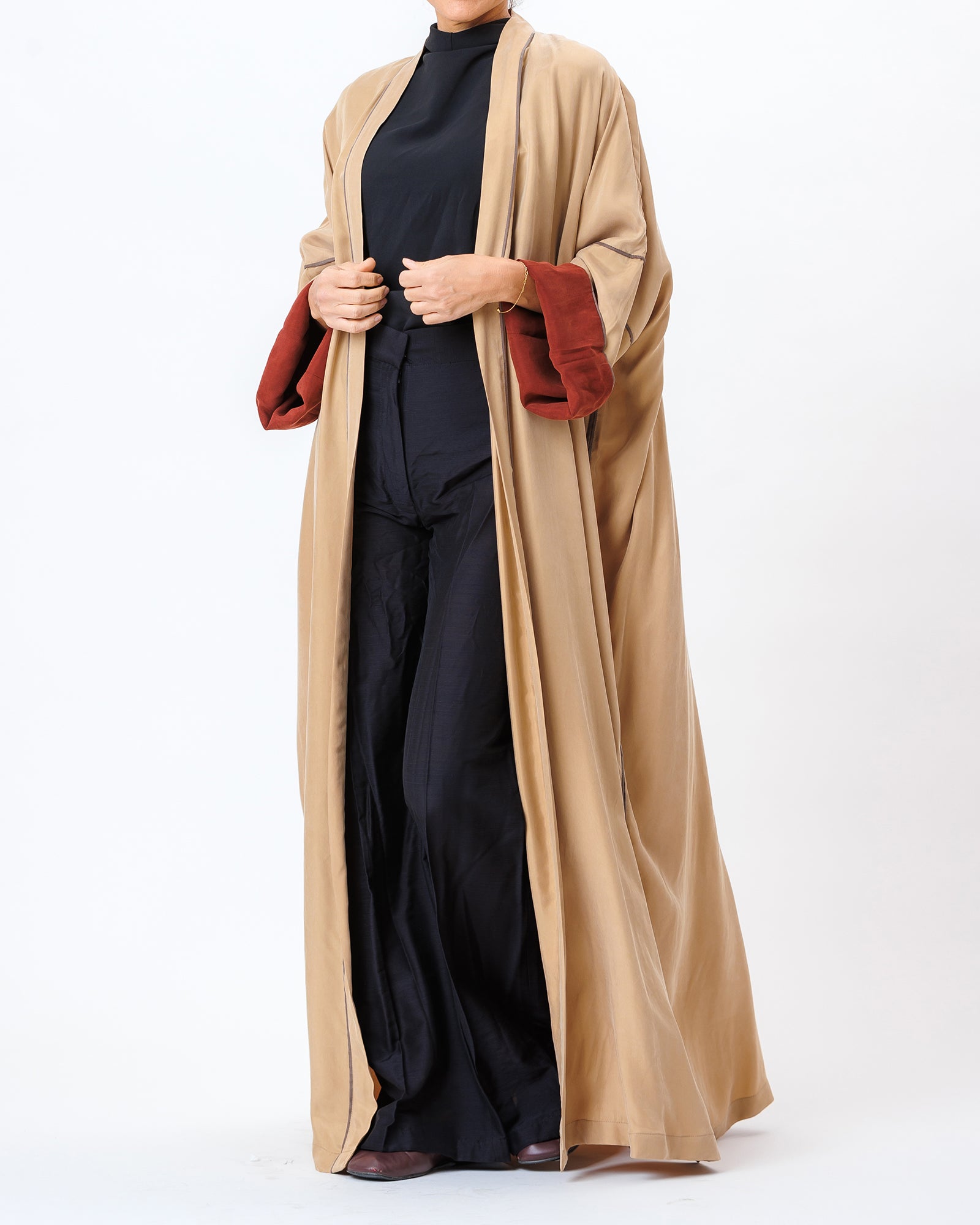 Harmony – Washed Silk Kaftan Abaya