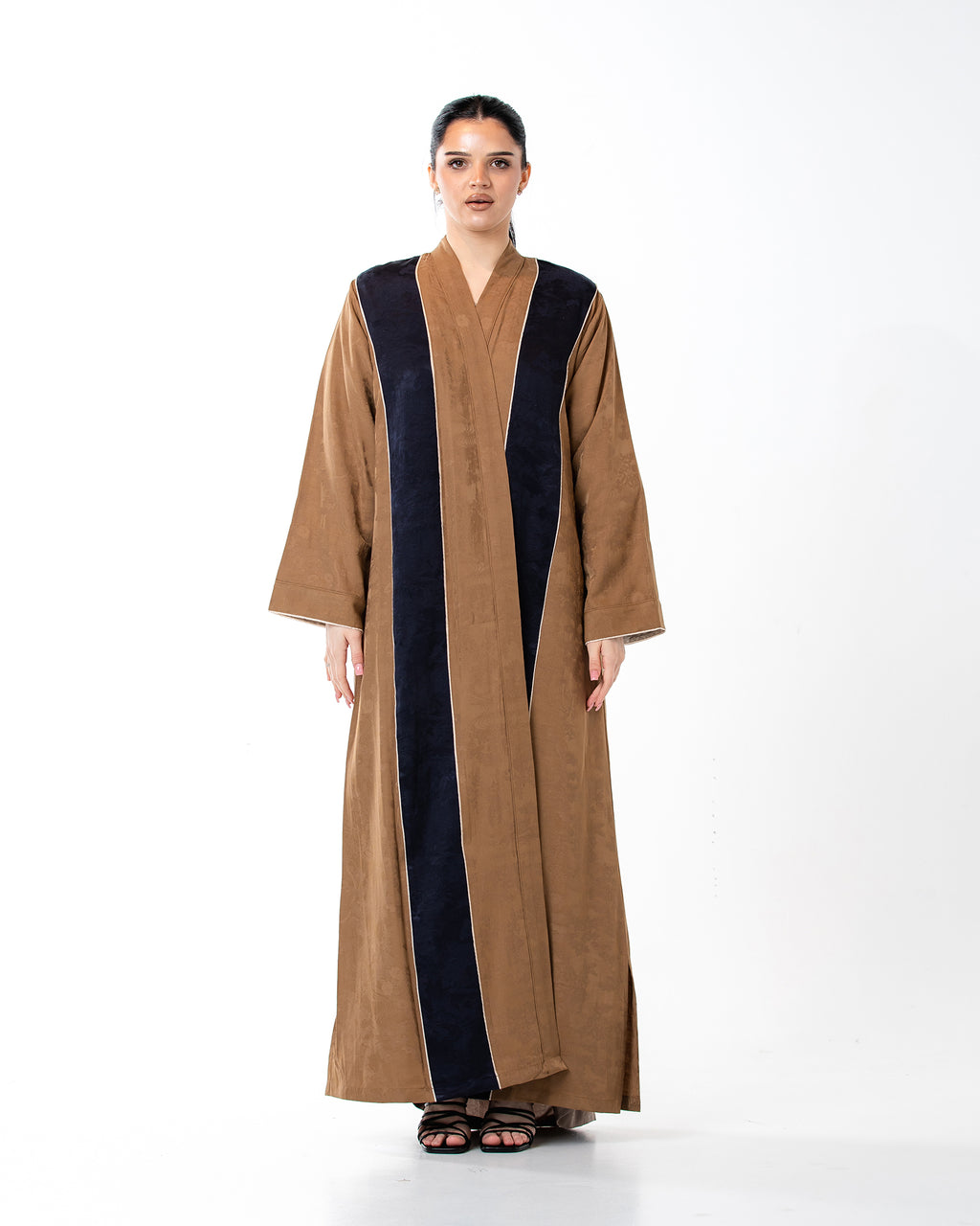 New Calico – Colorblock A-Line Abaya