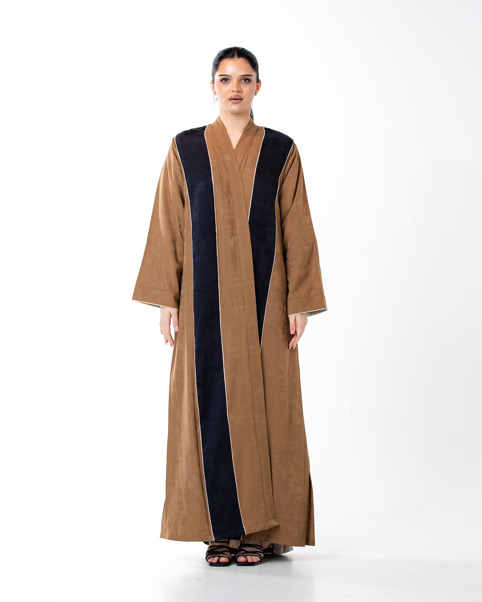 New Calico – Colorblock A-Line Abaya