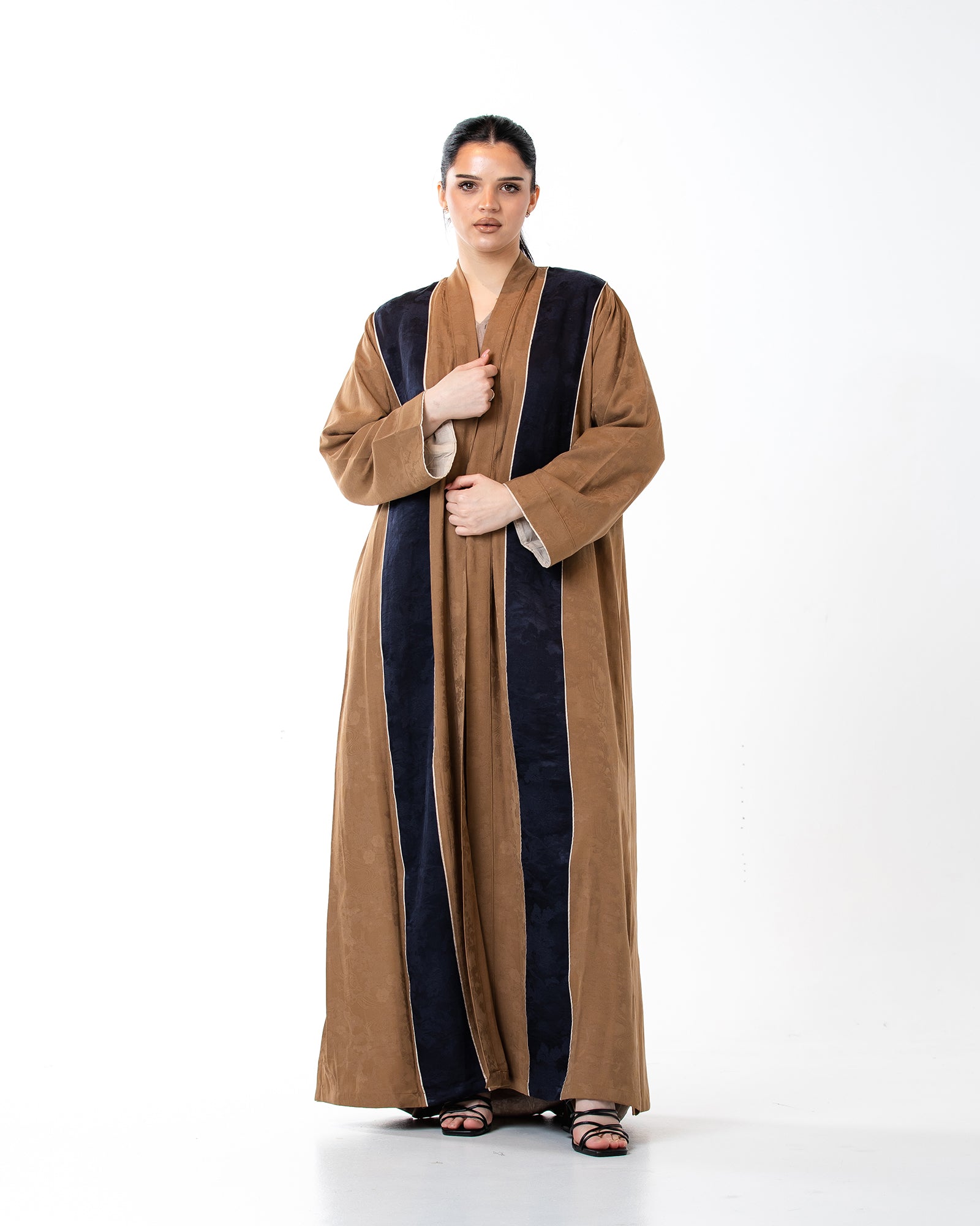 New Calico – Colorblock A-Line Abaya