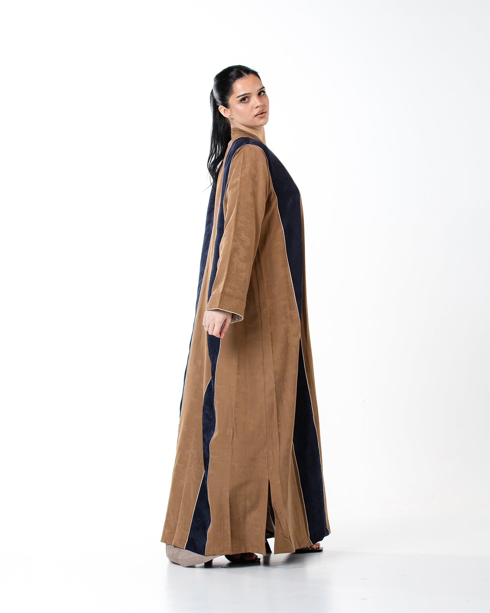 New Calico – Colorblock A-Line Abaya