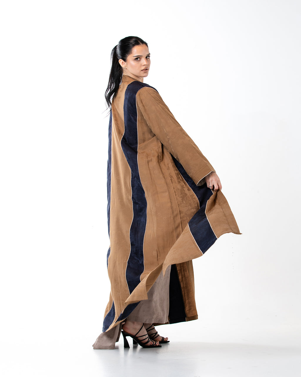 New Calico – Colorblock A-Line Abaya