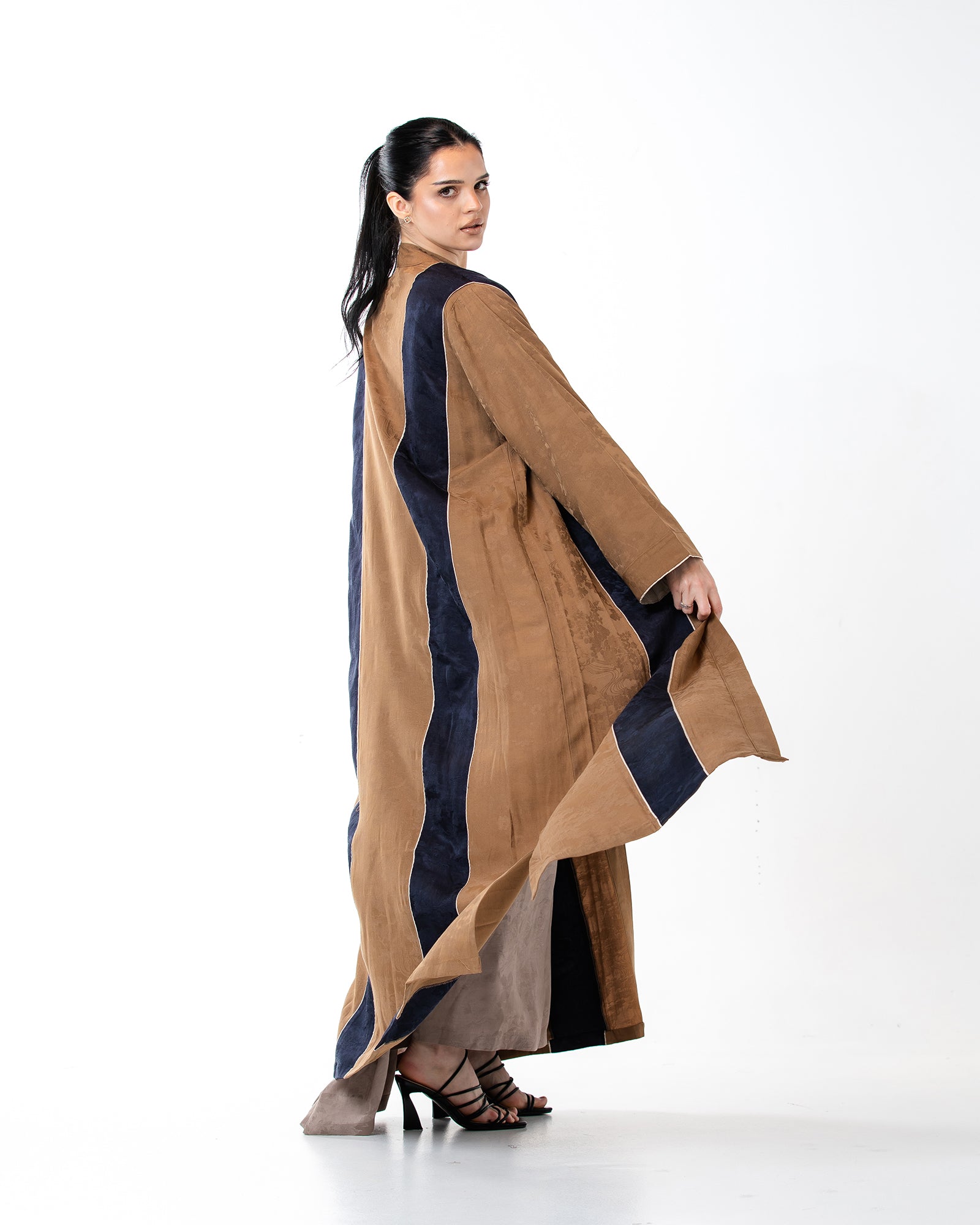 New Calico – Colorblock A-Line Abaya