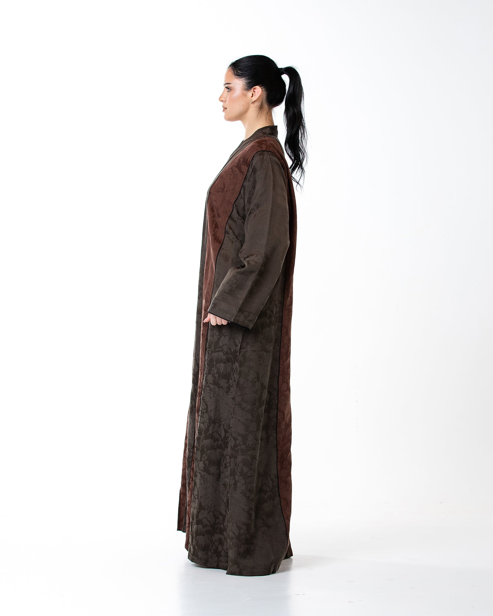 New Calico – Colorblock A-Line Abaya