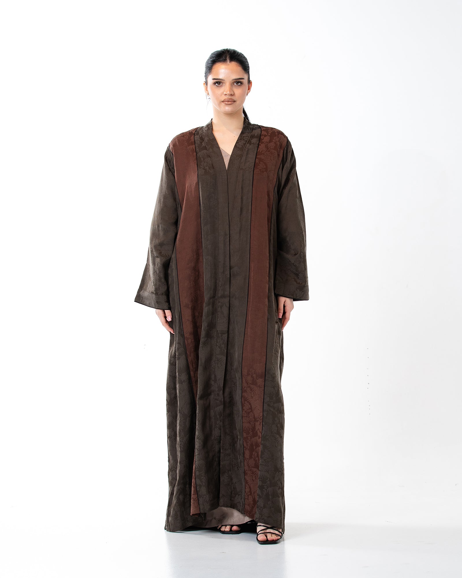 New Calico – Colorblock A-Line Abaya