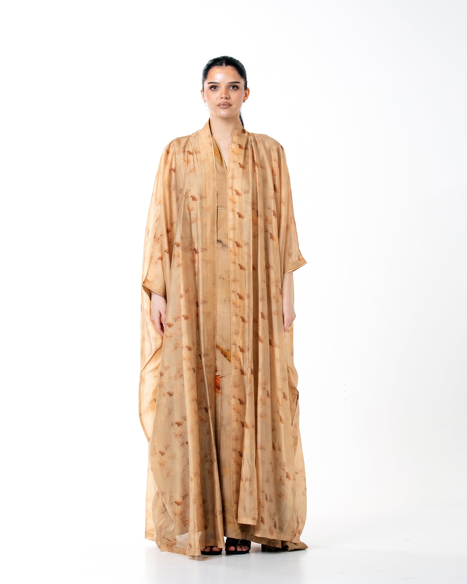 Allure Set – Chiffon Bisht Abaya Set