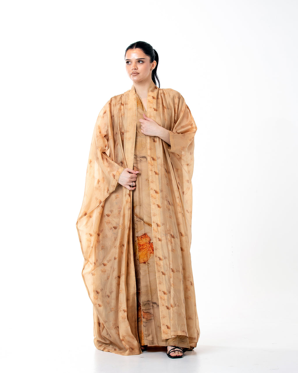 Allure Set – Chiffon Bisht Abaya Set
