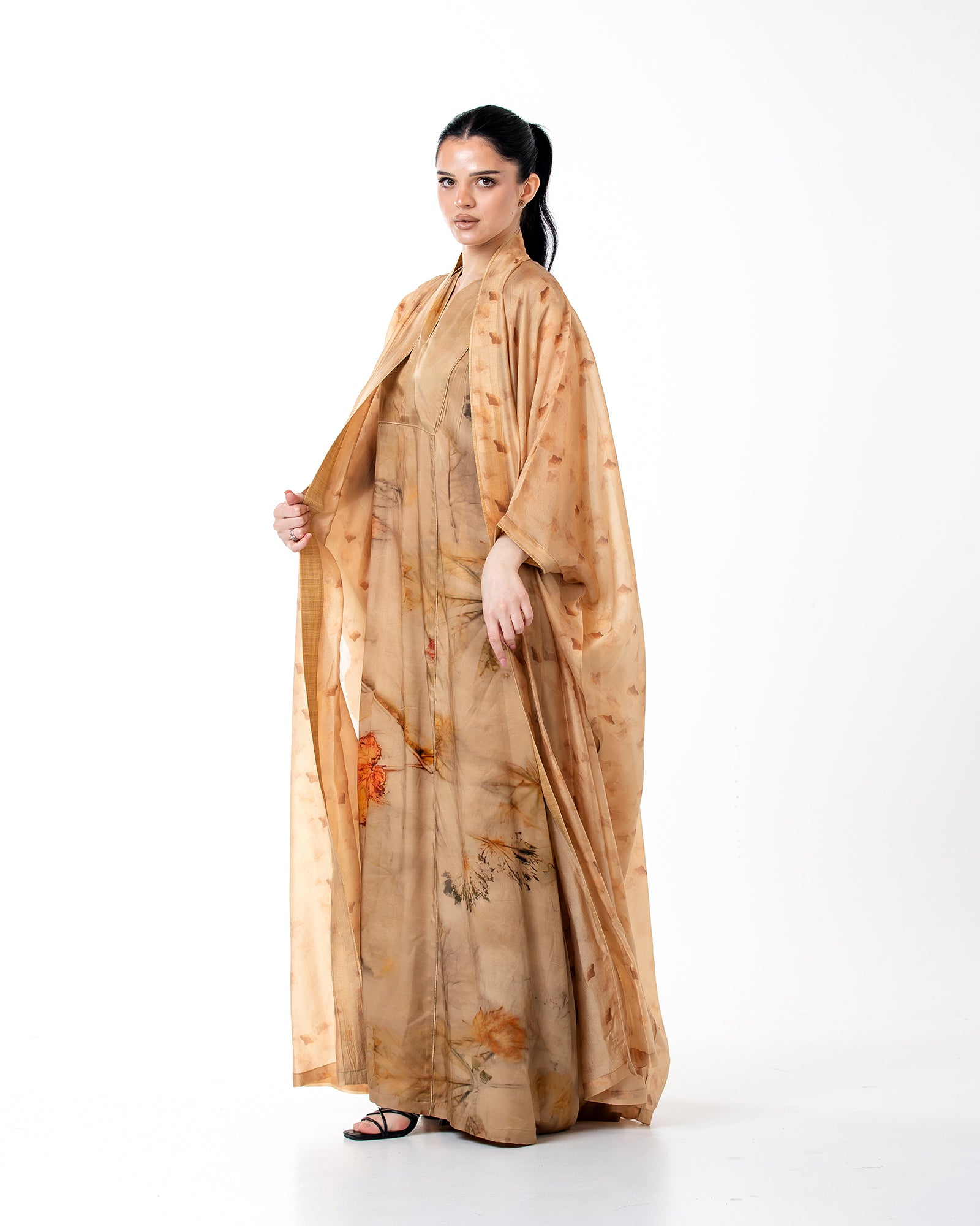 Allure Set – Chiffon Bisht Abaya Set