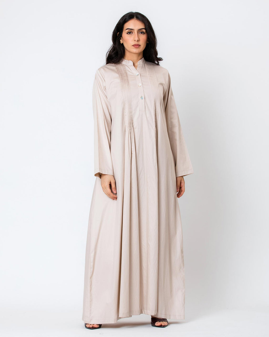 Blossom Hajj - Pleated Cotton Dress Coverup
