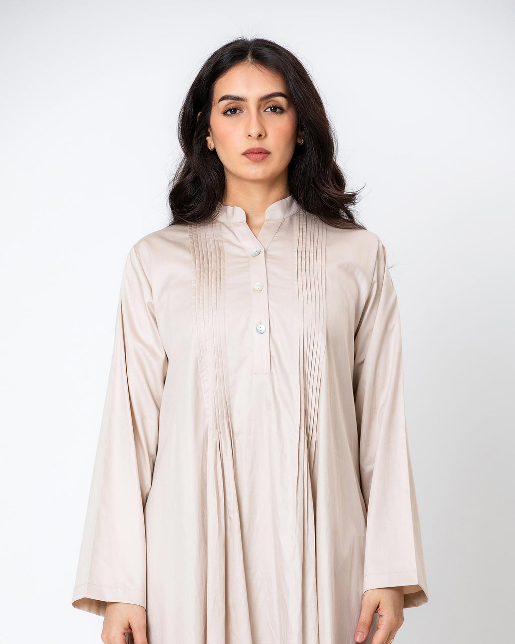 Blossom Hajj - Pleated Cotton Dress Coverup
