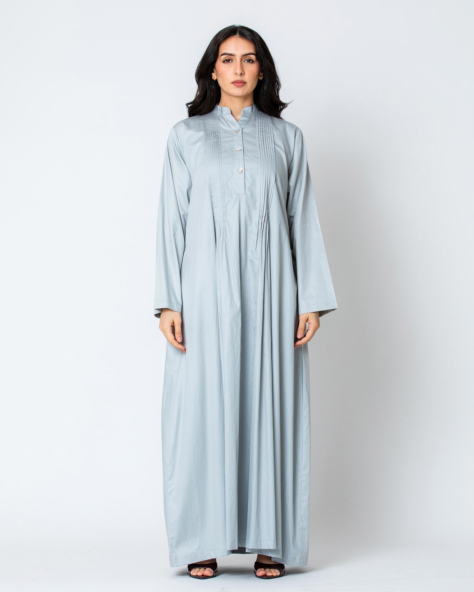 Blossom Hajj - Pleated Cotton Dress Coverup