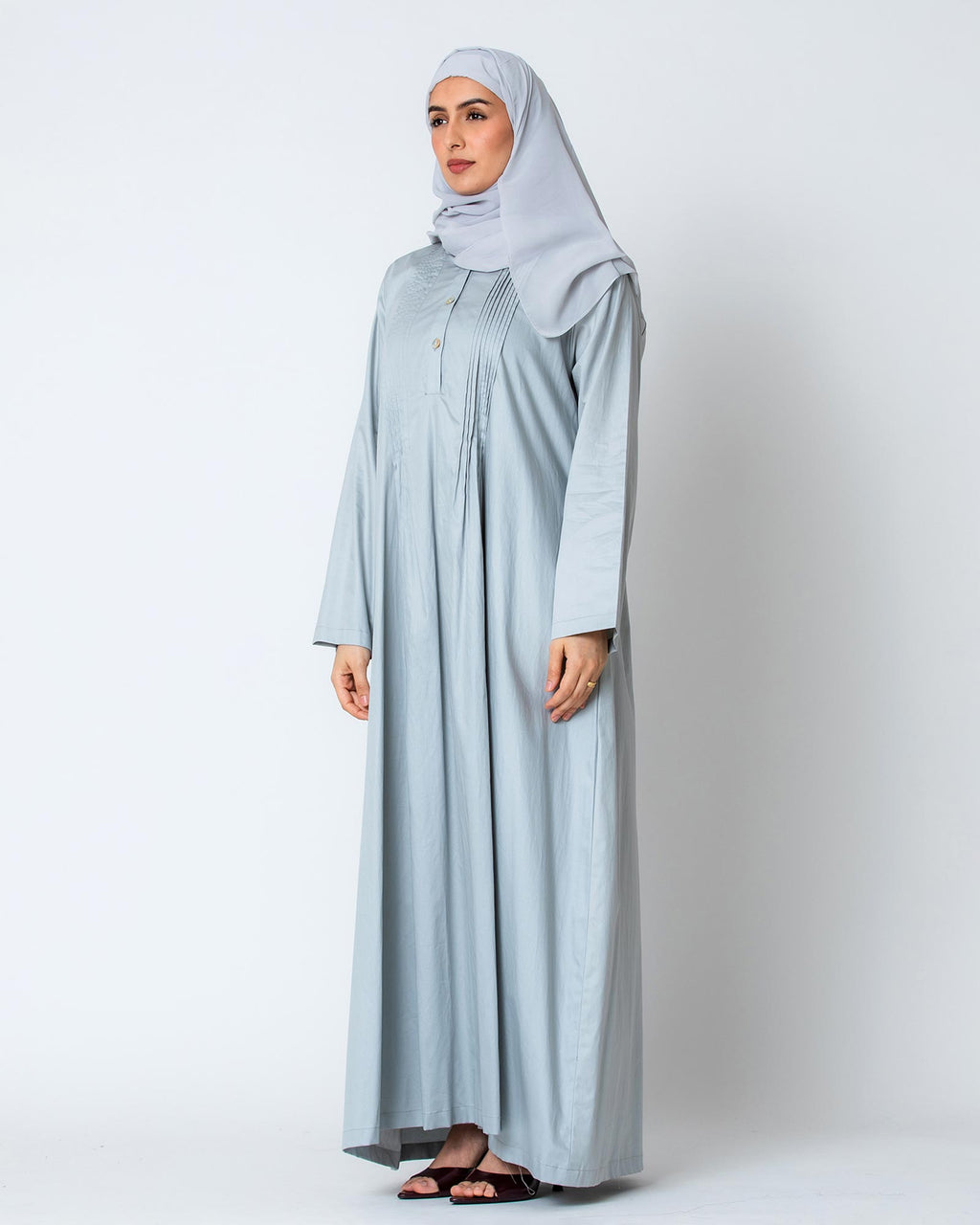Blossom Hajj - Pleated Cotton Dress Coverup