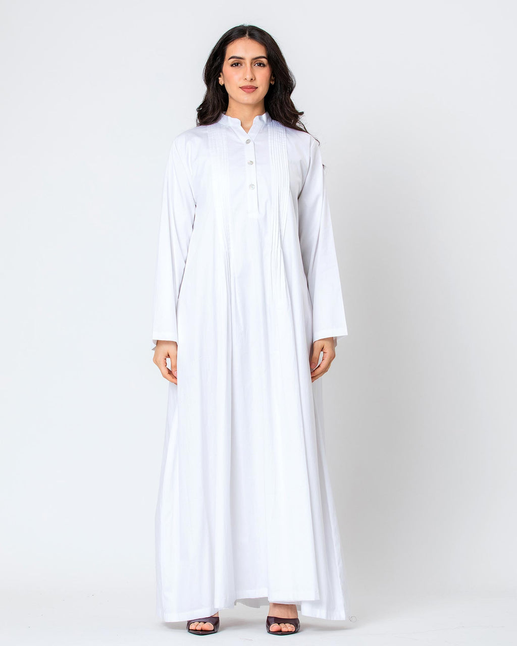 Blossom Hajj - Pleated Cotton Dress Coverup