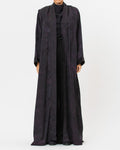 Brass Lux – Printed Silk Viscose Flared Abaya