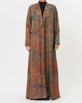 Calla – Printed Jacquard Blazer Abaya