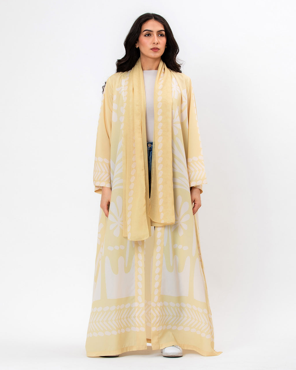 Botanika - Printed Crepe Abaya