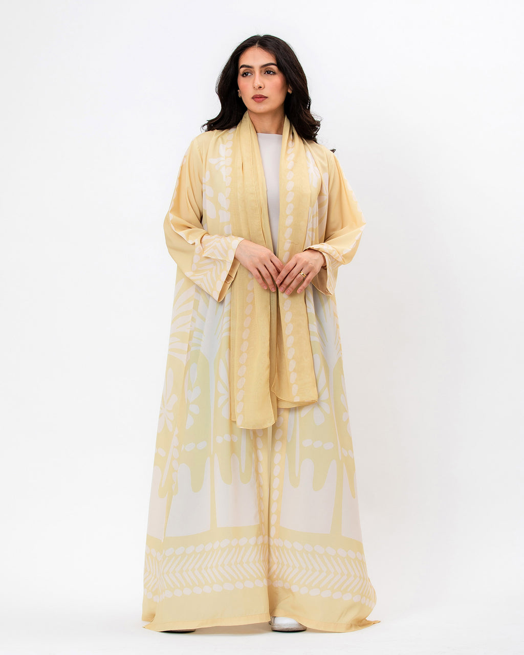 Botanika - Printed Crepe Abaya