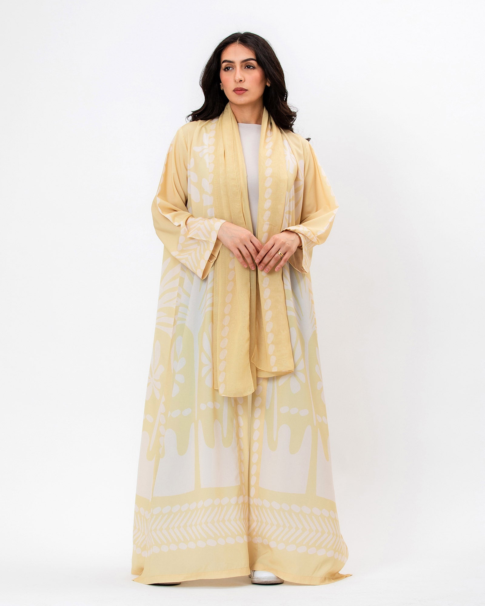 Botanika - Printed Crepe Abaya
