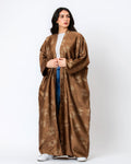 Verde - Printed Silk Viscose Kaftan Abaya