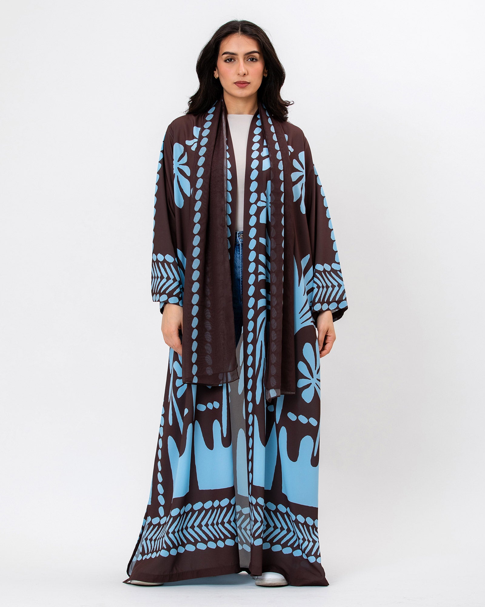Botanika - Printed Crepe Abaya